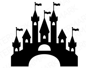 340x270 Castle Stencil Etsy
