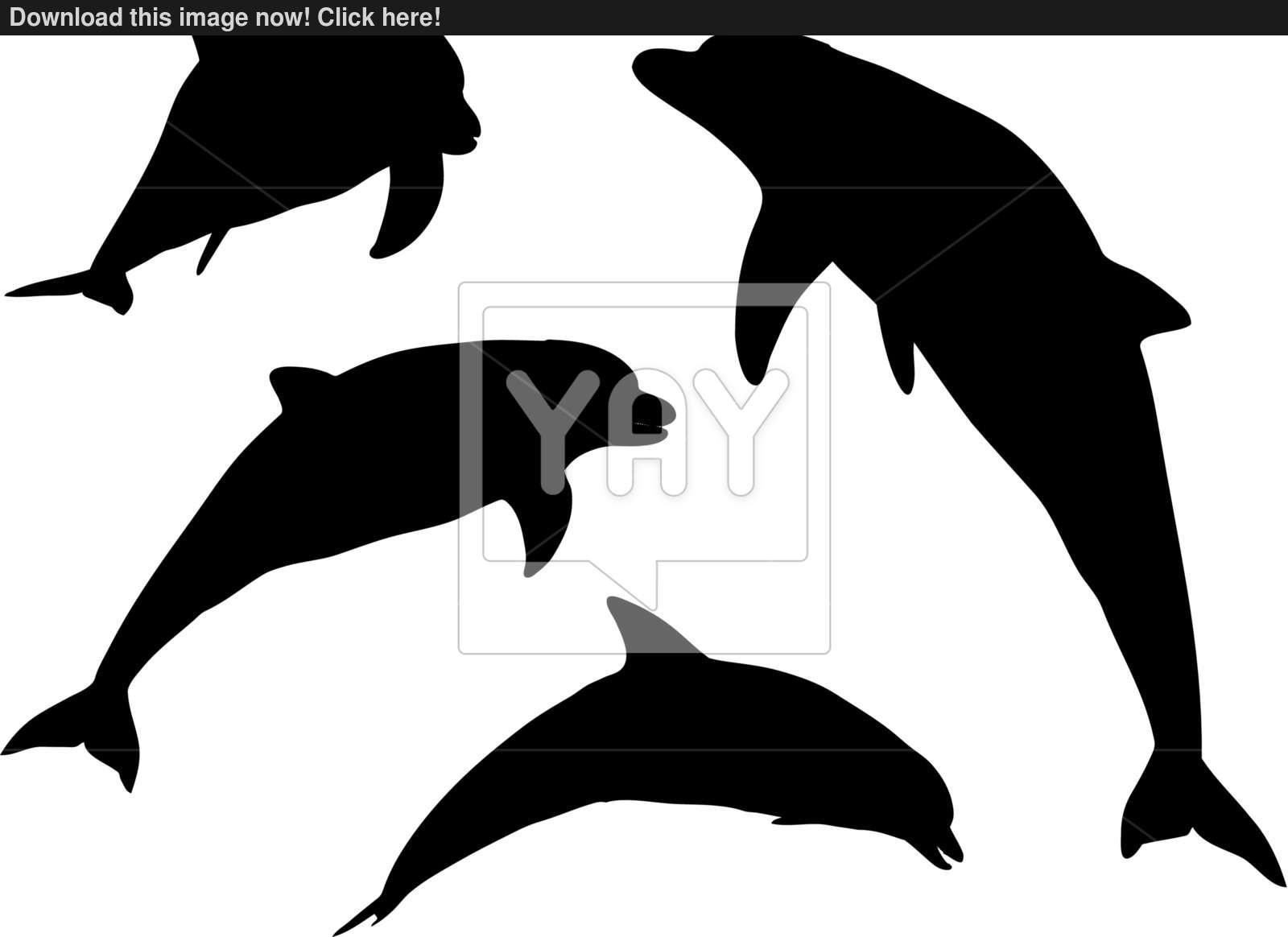 1600x1164 Dolphin Silhouette Vector