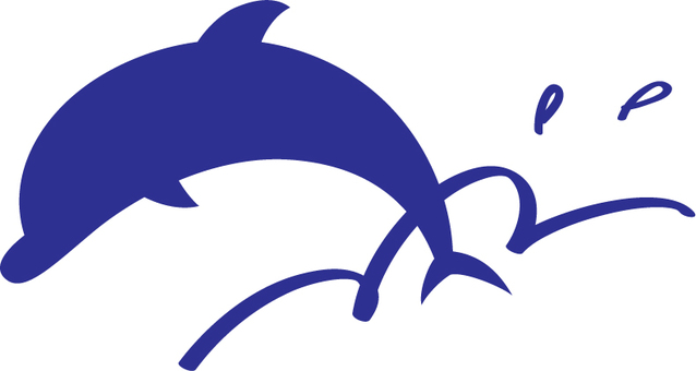 638x340 Free Cliparts Silhouette, Dolphin