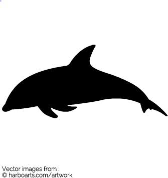 335x355 Download Dolphin Silhouette