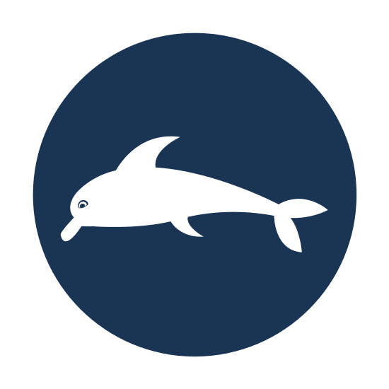 550x550 Dolphin Silhouette Icon