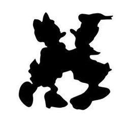 268x252 Donald Duck Silhouette Uploaded To Silho