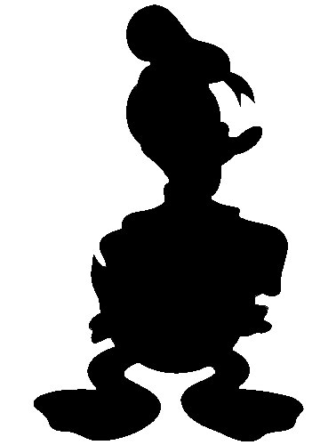 Donald Duck Silhouette at GetDrawings | Free download