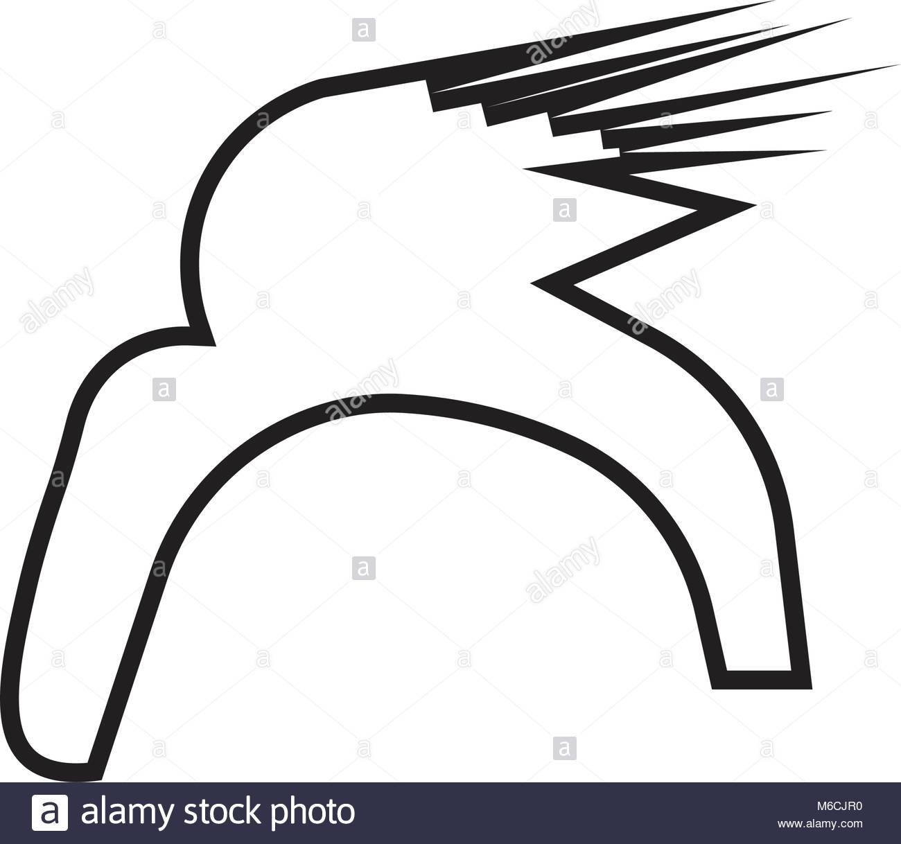 1300x1218 Donald Trump Hair Silhouette Outline On White Background Stock