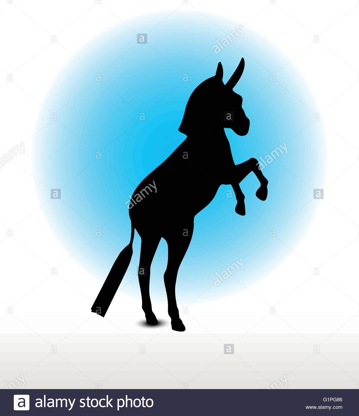 1198x1390 Donkey Stock Vector Images