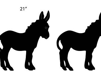 340x270 Metal Donkey Etsy