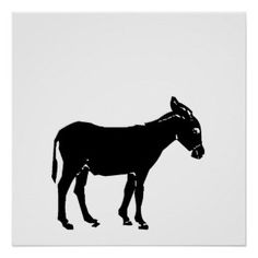 236x236 Silhouette Donkey, Silhouettes And Silhouette Projects