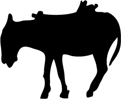 237x194 Donkey Silhouettes Silhouettes Of Donkey Free