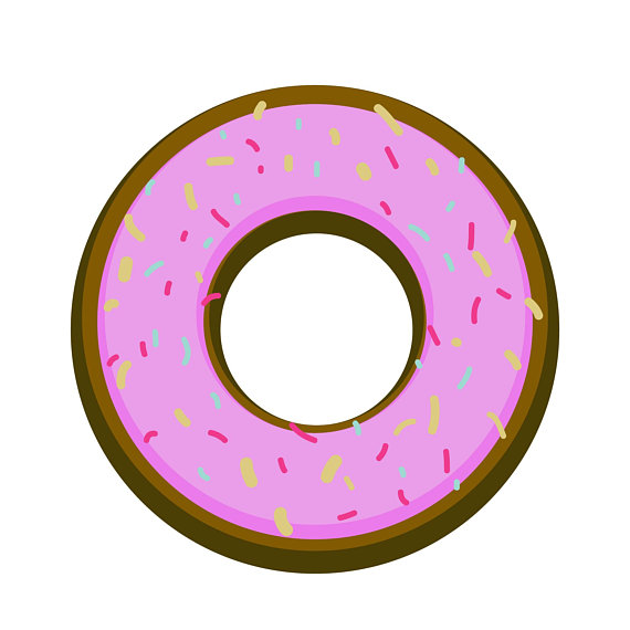 570x570 Sprinkle Donut Doughnut Svg Eps Dxf Png Donut Cut File