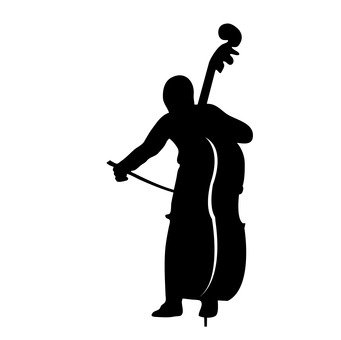 341x340 Free Silhouette Vector An Illustration