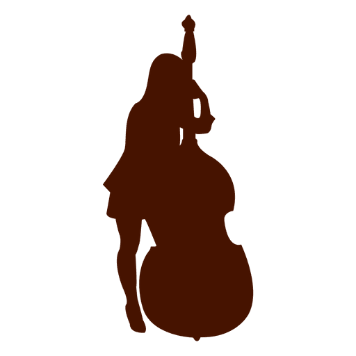 512x512 Musician Music Double Bass Silhouette