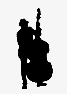 219x304 Silhouette Figures, Character, Music, Cello Silhouette Png