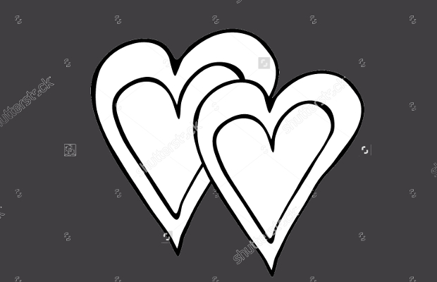 620x400 Heart Silhouettes