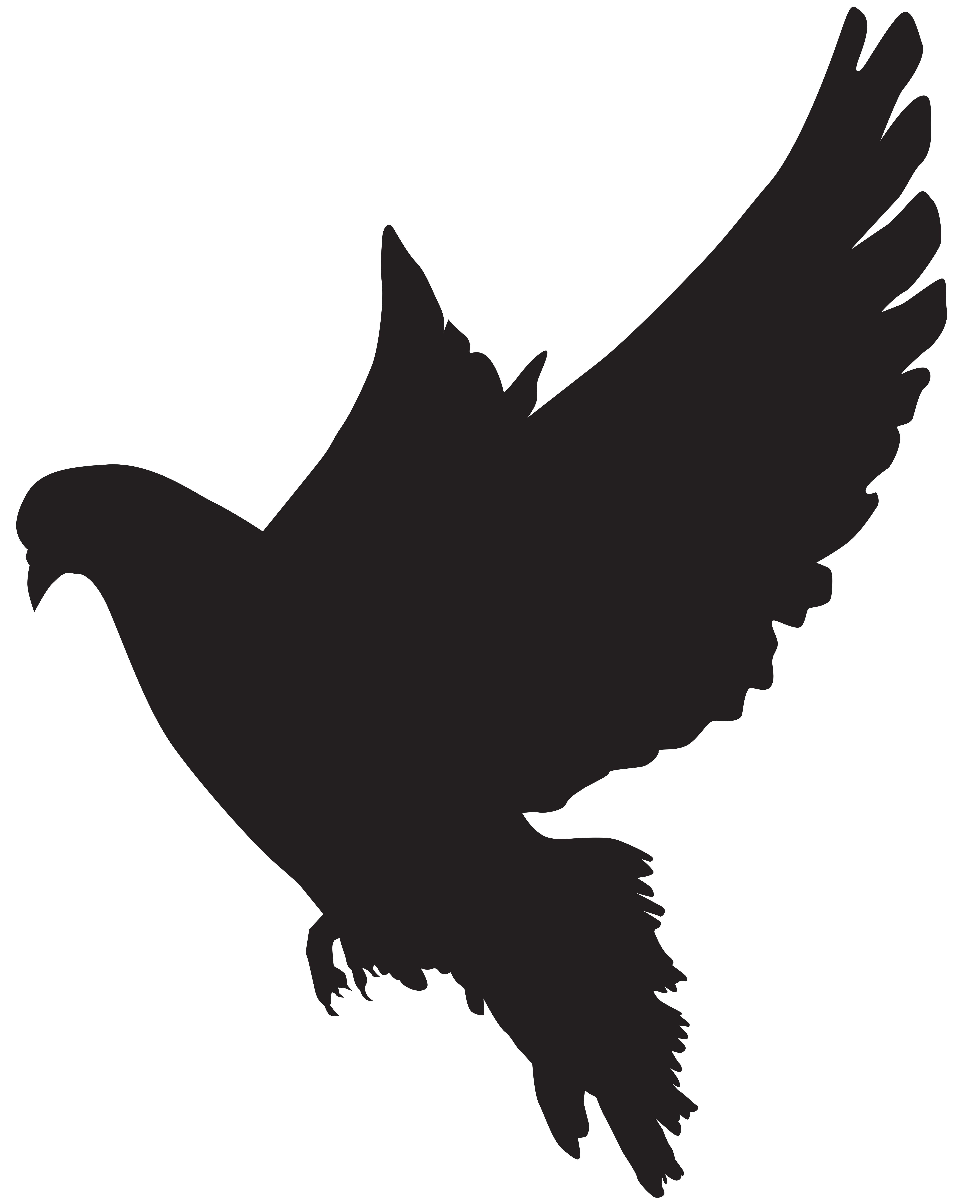 6510x8000 Dove Silhouette Png Clip Art Imageu200b Gallery Yopriceville