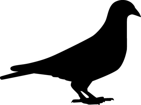 491x368 Peace Dove Silhouette Vector Illustration Free Vector