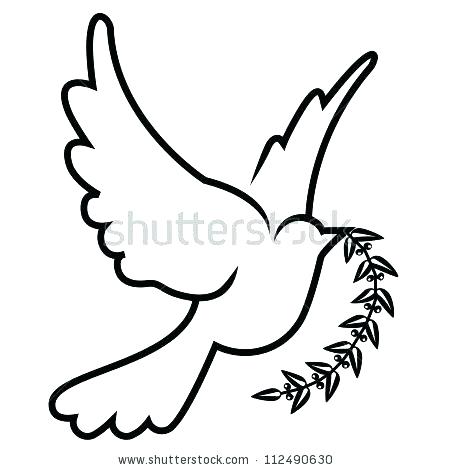 450x470 Dove Drawing Images At Free For Personal Use Dove Vector