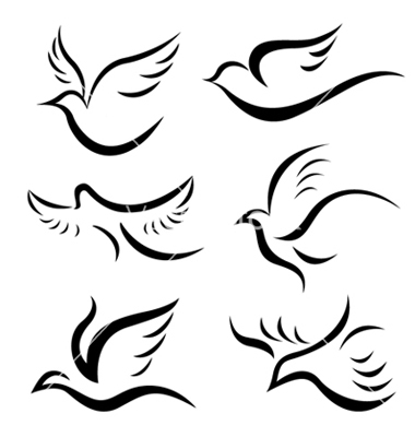 380x400 Birds Vector Tattoo Tattoo