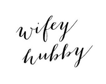 340x270 Wifey Hubby Silhouette Stencil Svg Dxf File Instant Download