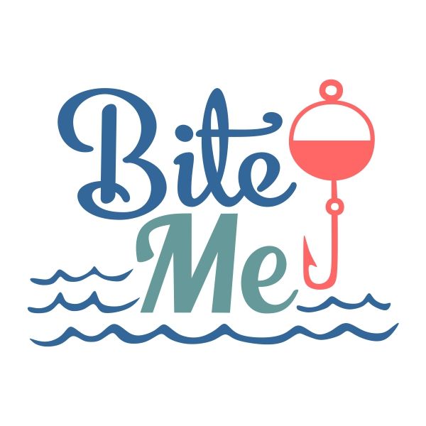 600x600 Bite Me Cuttable Design Cut File. Vector, Clipart, Digital