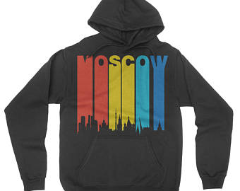 340x270 Retro 1970's Style Bmx Silhouette Extreme Sports Hoodie