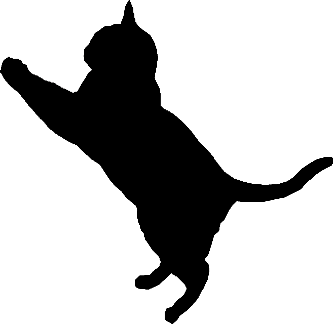 657x640 Cat Silhouettes