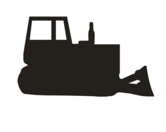 340x270 Dale's Cat Caterpillar Bulldozer Fine Art Print
