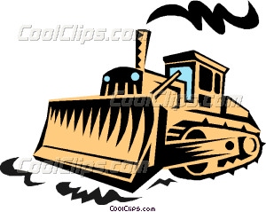 300x239 Heavy Equipmentulldozer Vector Clip Art Equipment