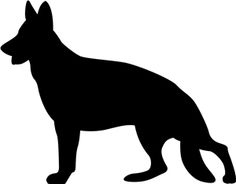 236x184 Silhouette German Shepherd