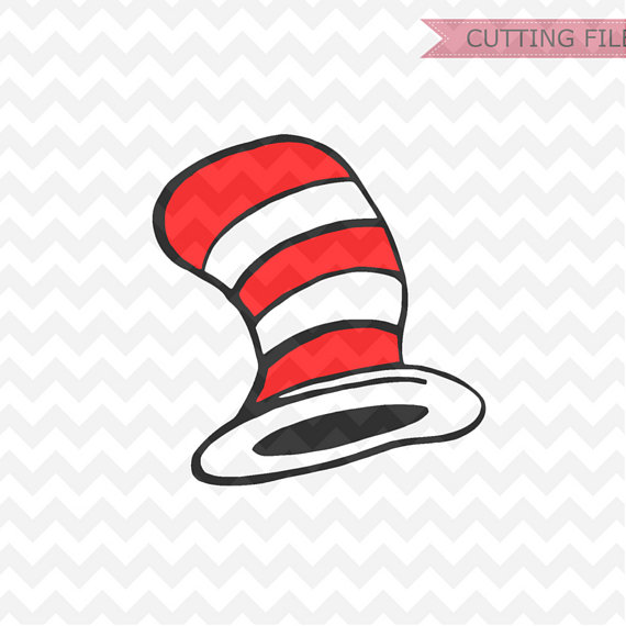 Dr Seuss The Cat In The Hat Svg Clipart Digital Vector Cut File Dr 8448 ...