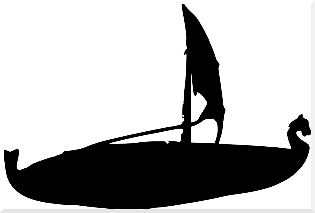 1024x694 Dragon Boat Vector Simple Bampw Vector Image. Prosthetic Head