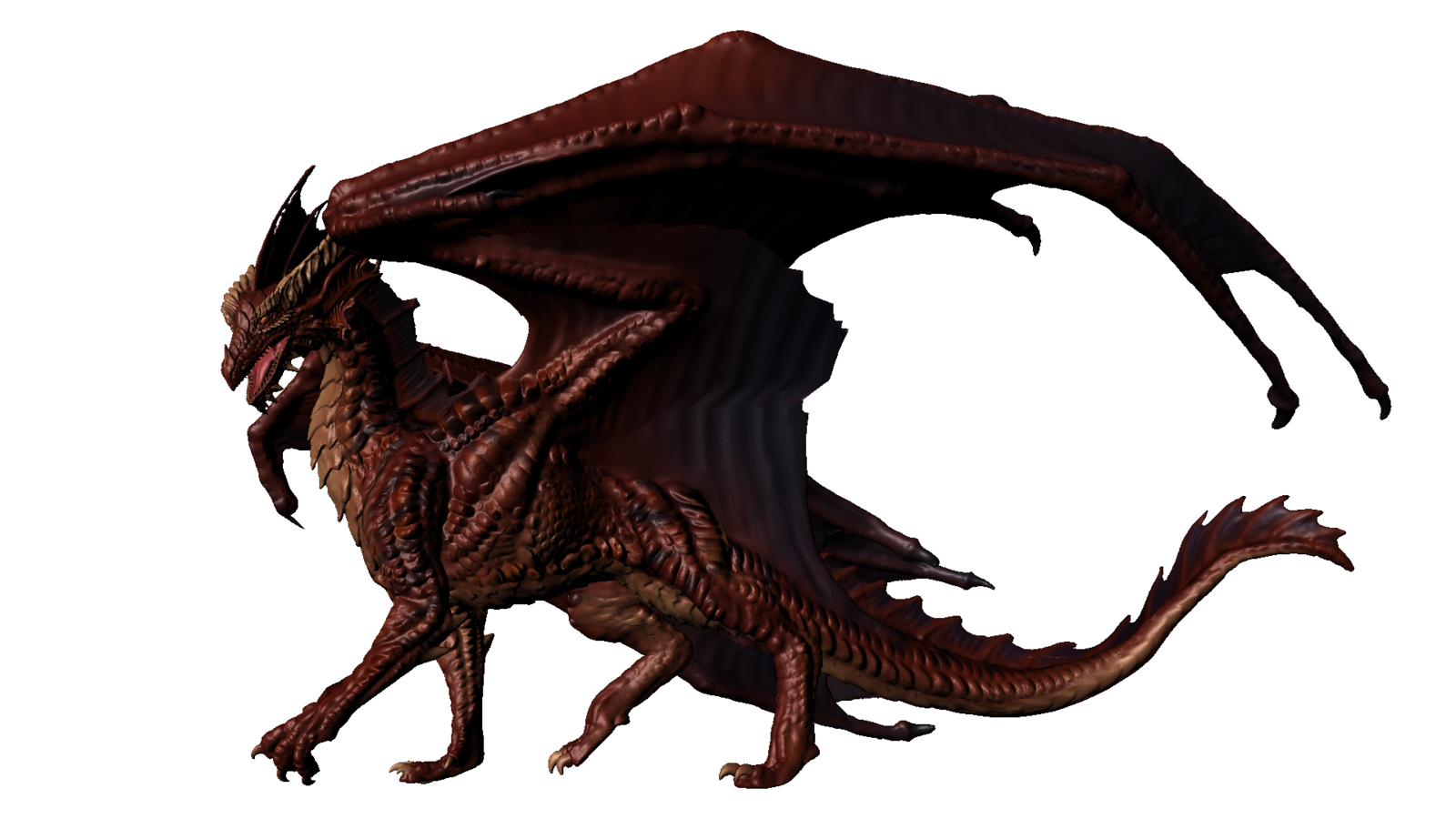 1600x900 Realistic Clipart Dragon