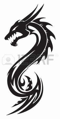 229x450 Silhouette Dragon Tattoos Fresh Royalty Free Silhouette A Simple