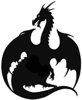165x200 Silhoutte drsgon Dragon Head Silhouette Clip Art
