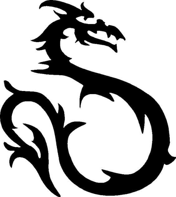 Dragon Silhouette Clip Art at GetDrawings | Free download