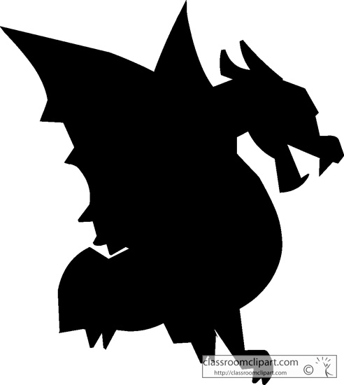 492x550 Dragon Silhouettes Pictures Clipart Panda