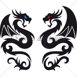 325x325 Dragon Tattoo Gl Stock Images