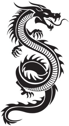 236x427 Stencil Chinese Dragon Stencil By ~beraka On Cool