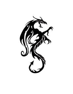 288x368 Dragon Rubber Stamp Dragons, Tattoo And Tatoos