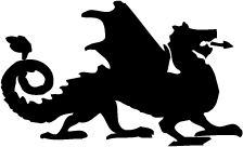 224x136 Dragon Silhouettes Silhouettes Of Dragon Free