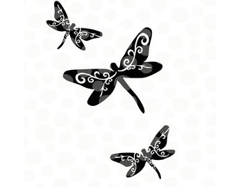 340x270 Dragonfly Cut File Etsy