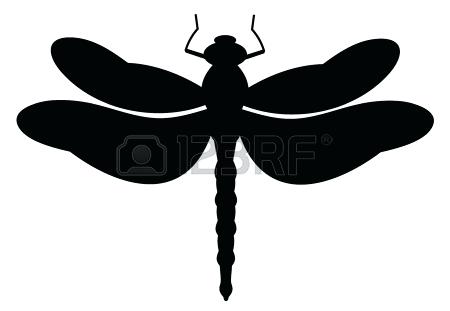 450x311 Dragonfly Silhouette Illustrati Dragonfly Silhouette Clip Art Free