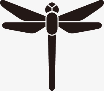 350x307 Dragonfly, Animal Silhouette Contour, Vector Animals Png
