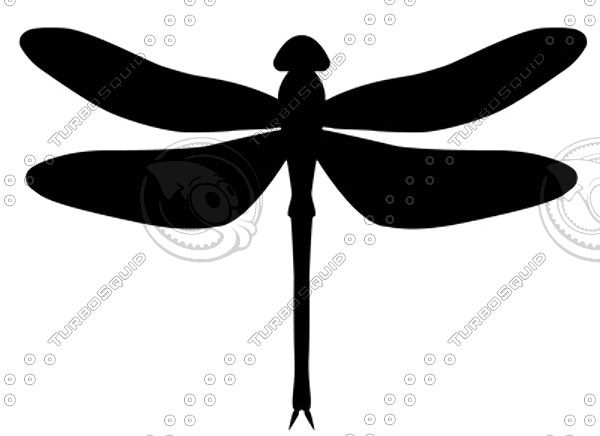 Dragonfly Silhouette Tattoo at GetDrawings | Free download