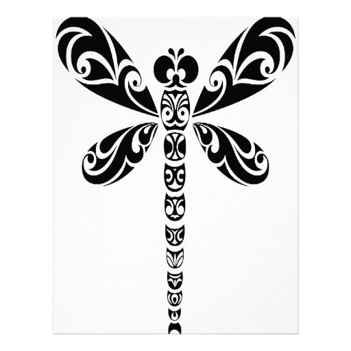 512x512 Tribal Dragonfly Tattoo Letterhead Dragonflies, Tattoo And Body Art