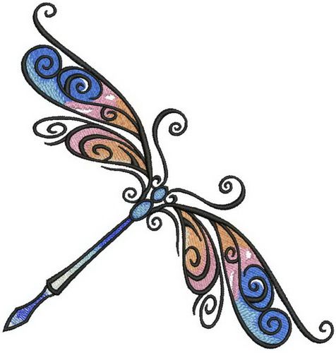 476x500 Delicate Dragonfly Embroidery Design Embroidery Designs, Machine