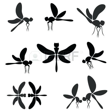 450x450 Dragonfly Silhouette Dragonfly Silhouette Tattoo