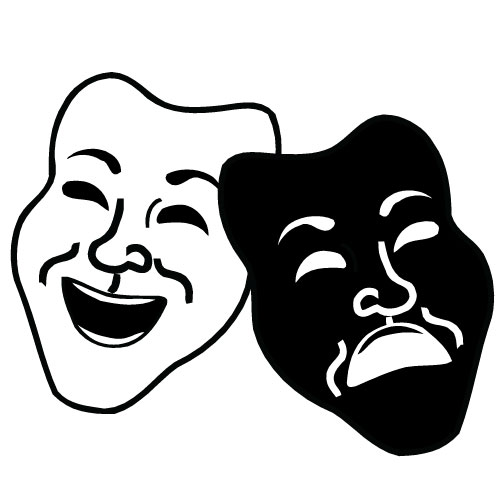 500x500 17 Drama Mask Vector Graphic Images