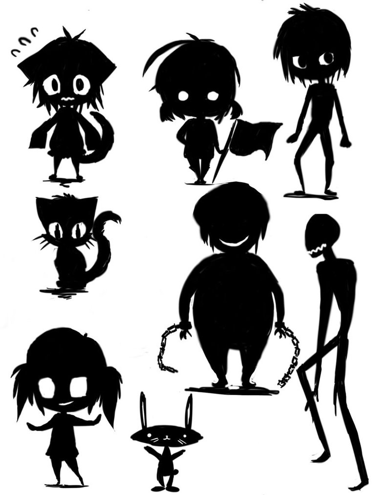 788x1013 Silhouette Drawing By Trancyursa