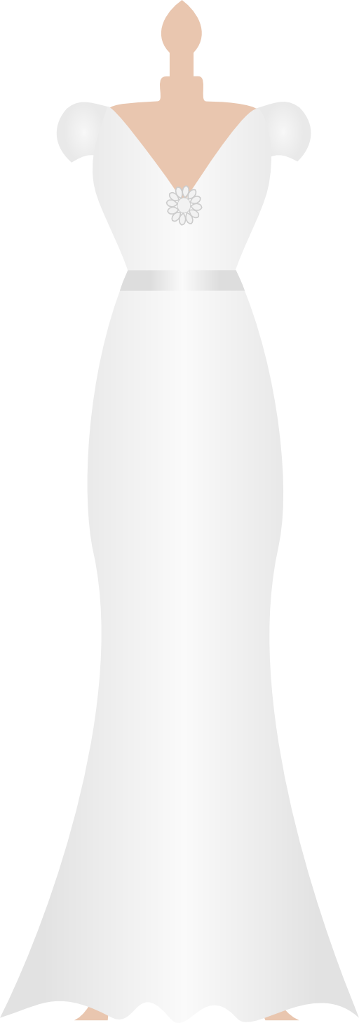 512x1459 Free Wedding Dress Silhouette Clip Art Image Information