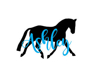 340x270 Dressage Silhouette Etsy